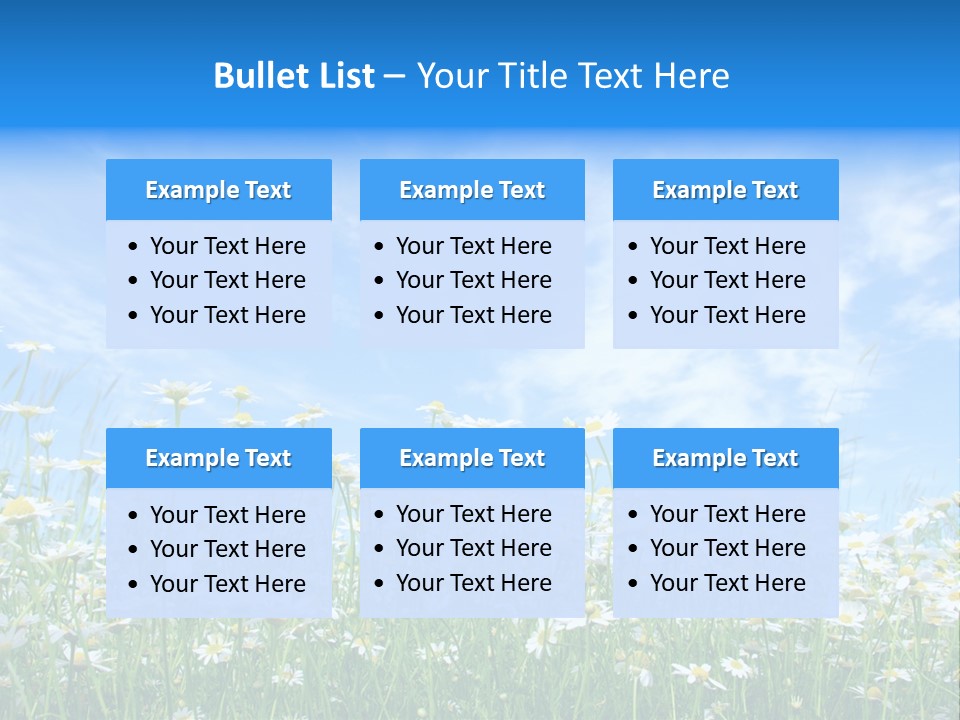 Sunlight Sun Floral PowerPoint Template