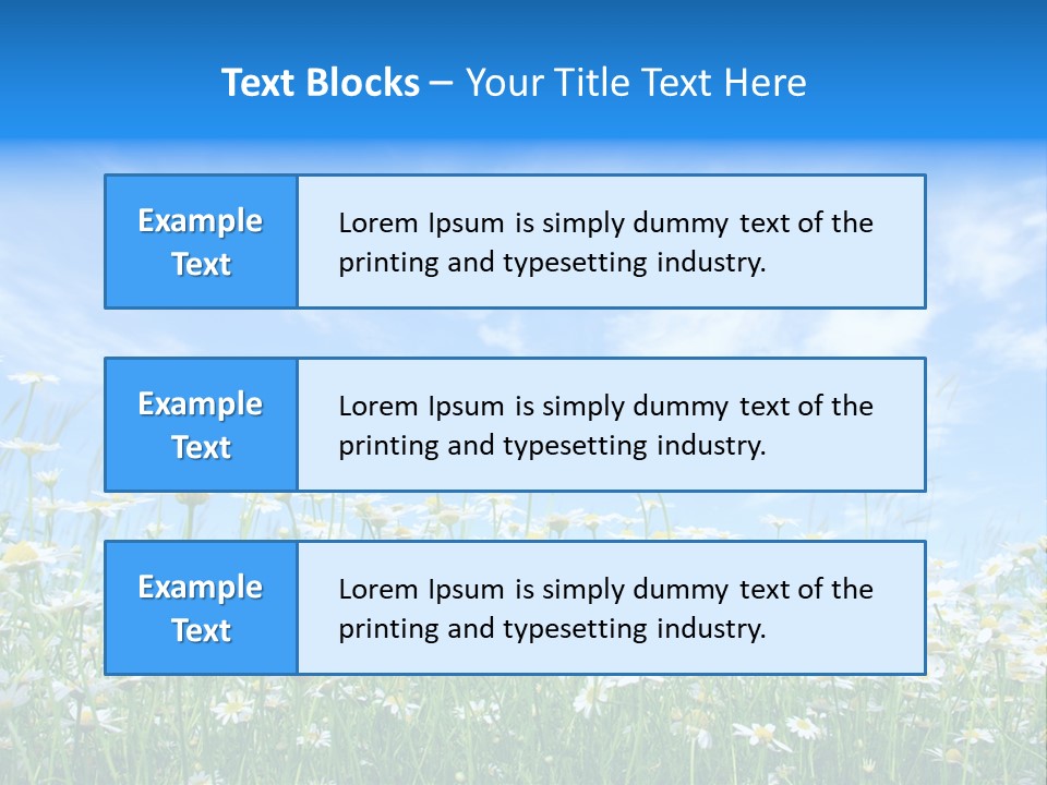Sunlight Sun Floral PowerPoint Template