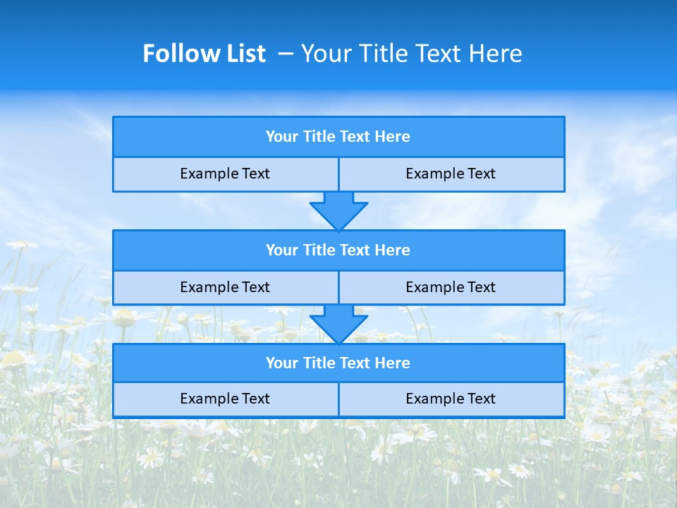 Sunlight Sun Floral PowerPoint Template