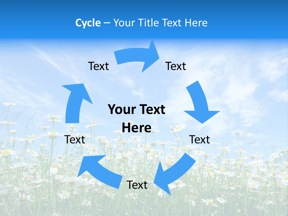 Sunlight Sun Floral PowerPoint Template