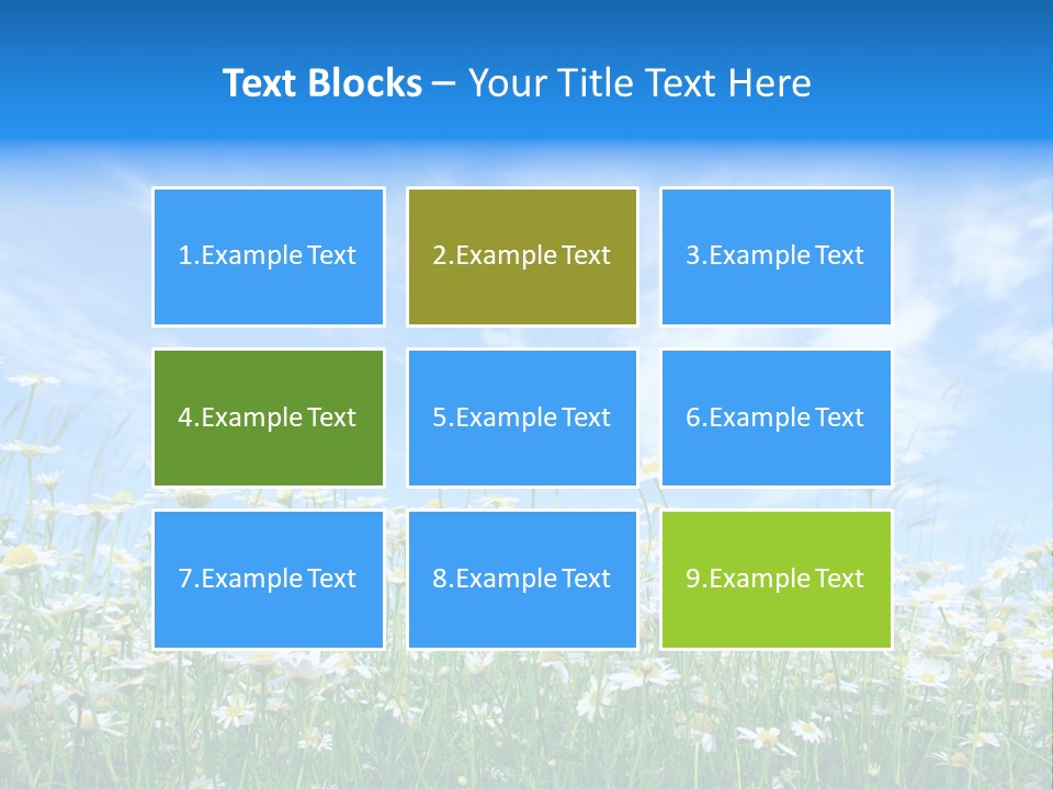Sunlight Sun Floral PowerPoint Template