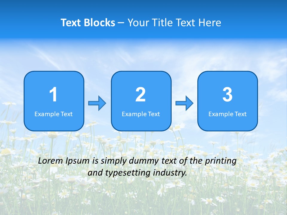 Sunlight Sun Floral PowerPoint Template