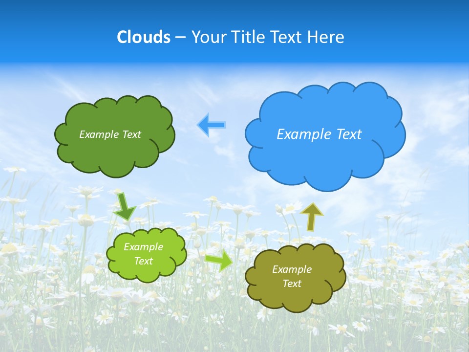 Sunlight Sun Floral PowerPoint Template