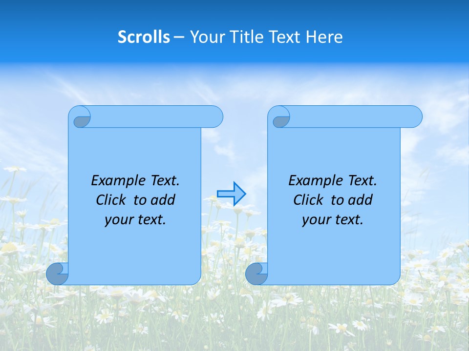 Sunlight Sun Floral PowerPoint Template
