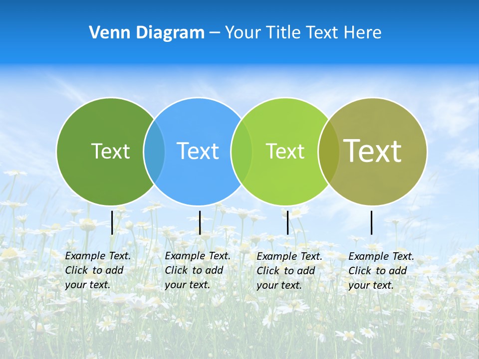 Sunlight Sun Floral PowerPoint Template
