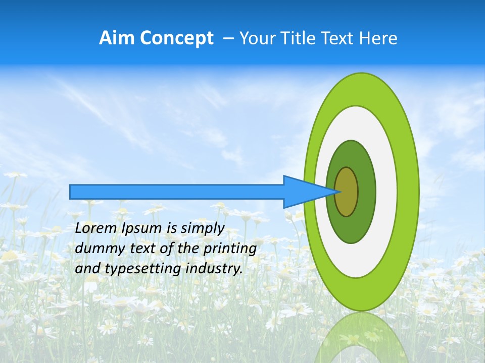 Sunlight Sun Floral PowerPoint Template