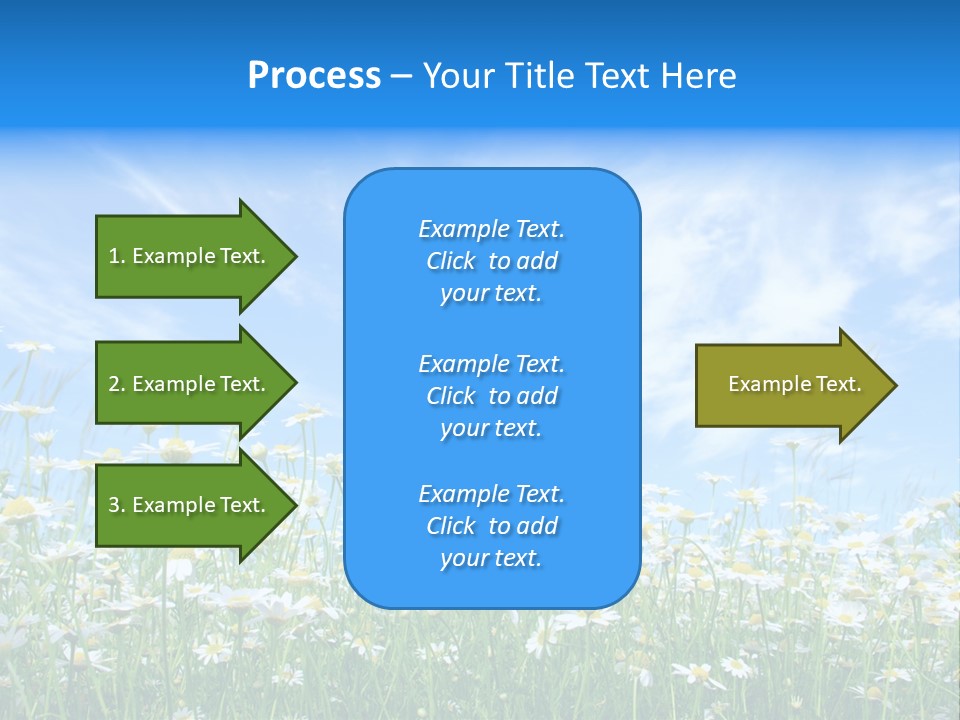 Sunlight Sun Floral PowerPoint Template