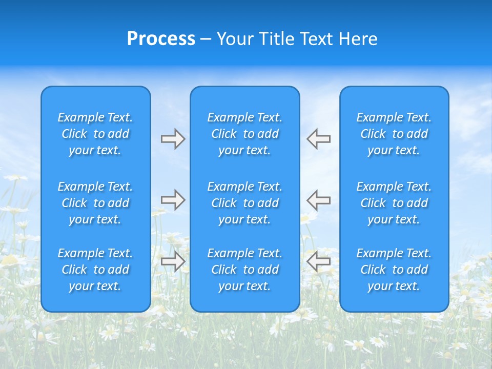 Sunlight Sun Floral PowerPoint Template