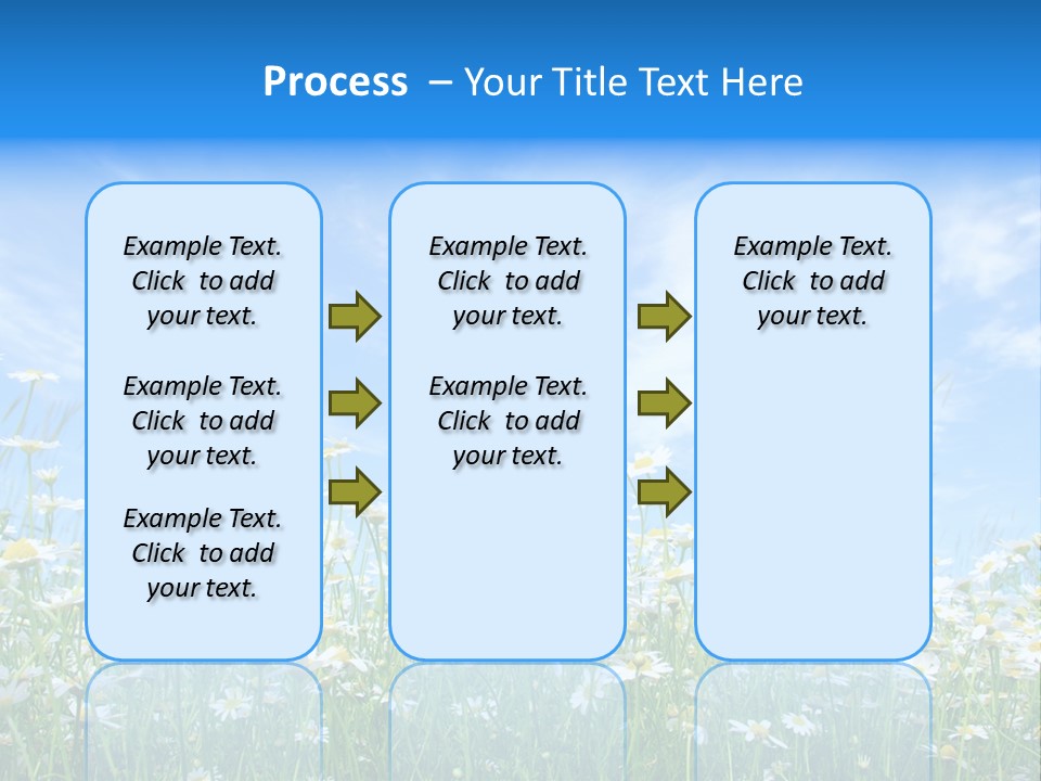 Sunlight Sun Floral PowerPoint Template