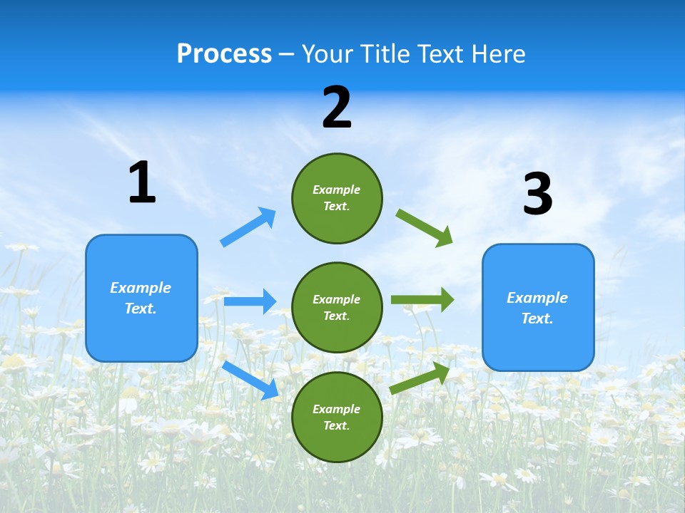 Sunlight Sun Floral PowerPoint Template