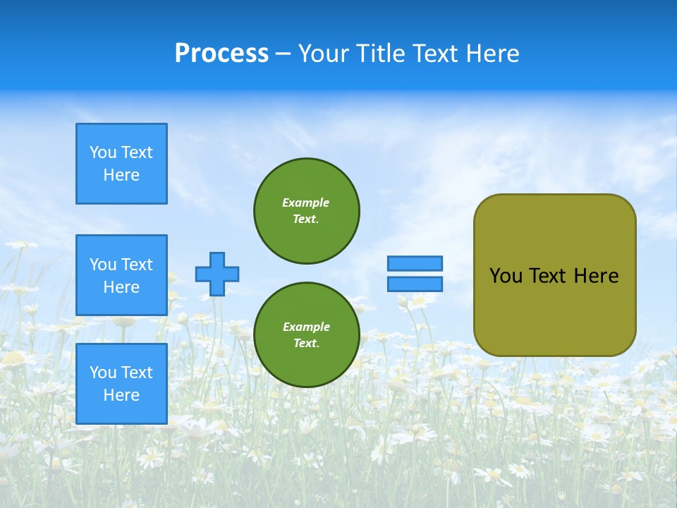 Sunlight Sun Floral PowerPoint Template