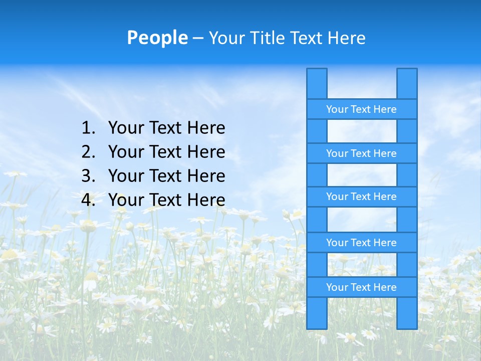 Sunlight Sun Floral PowerPoint Template