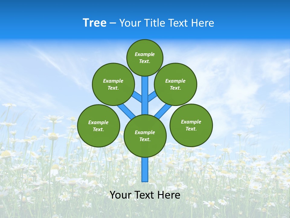 Sunlight Sun Floral PowerPoint Template