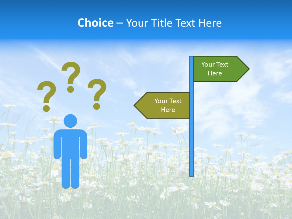 Sunlight Sun Floral PowerPoint Template