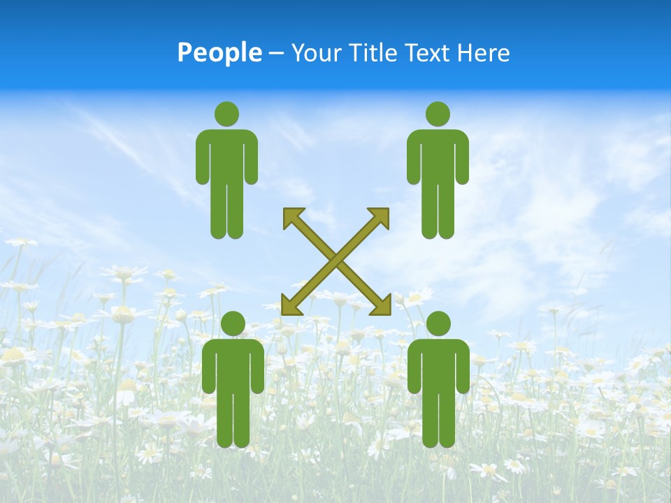 Sunlight Sun Floral PowerPoint Template