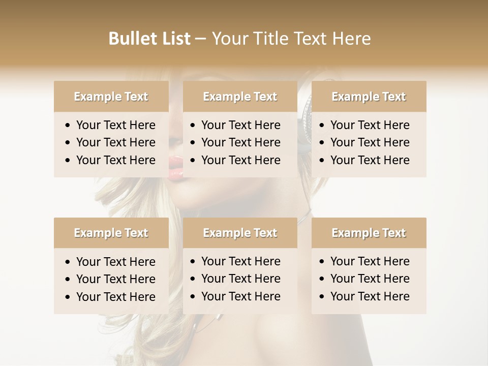 Skin Brunette Y PowerPoint Template