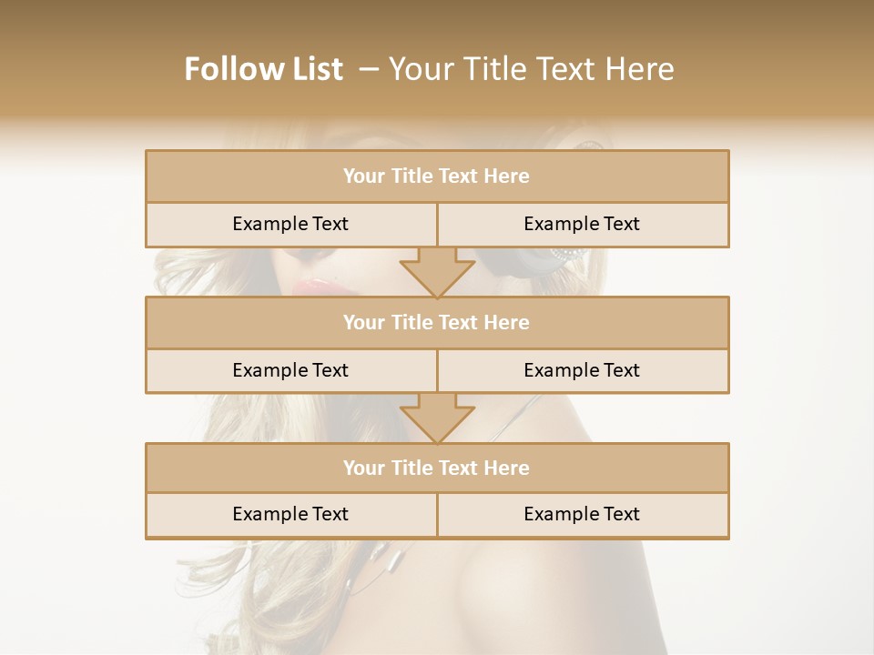 Skin Brunette Y PowerPoint Template