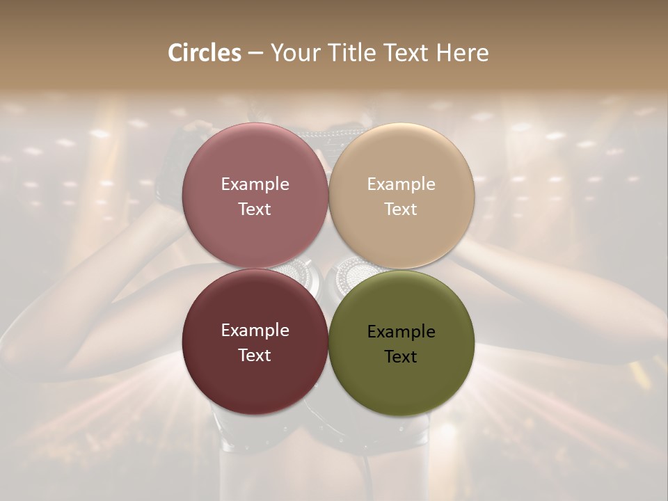 Event Attractive Glass PowerPoint Template