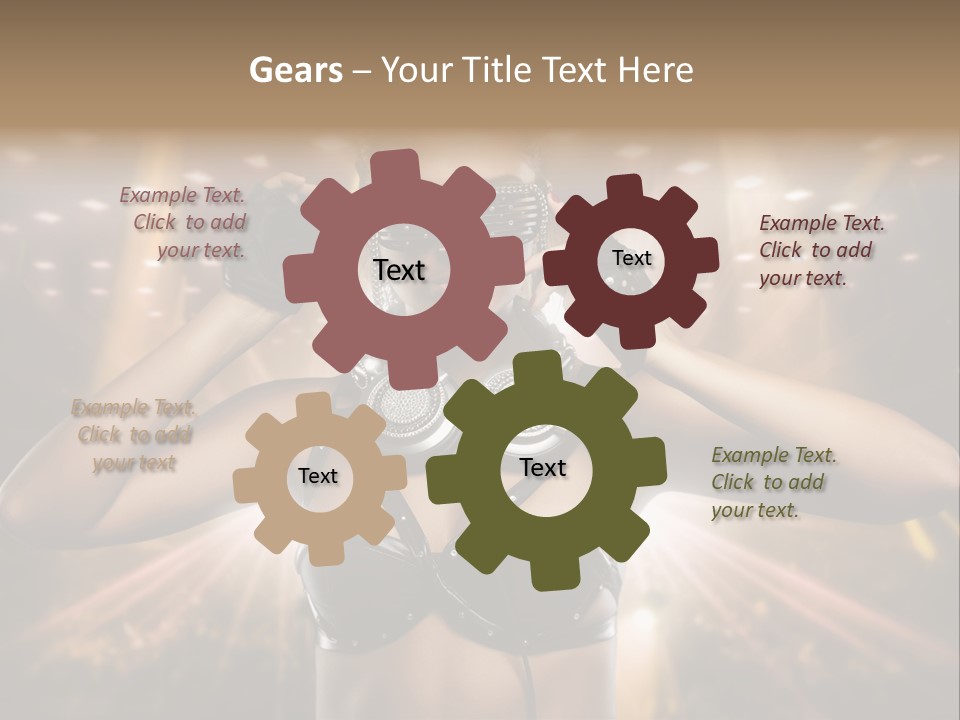 Event Attractive Glass PowerPoint Template