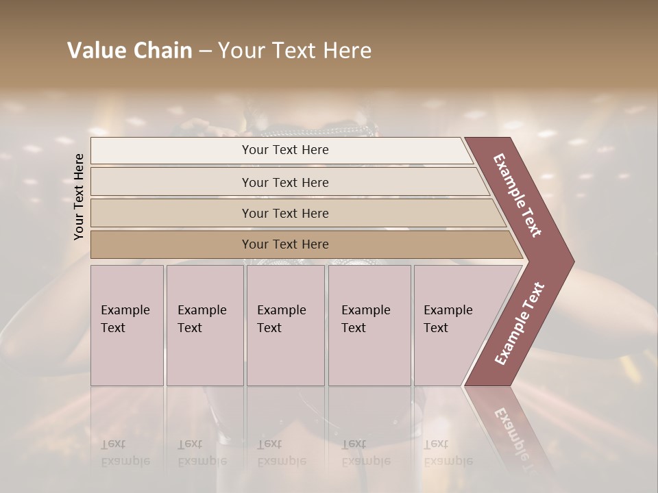 Event Attractive Glass PowerPoint Template