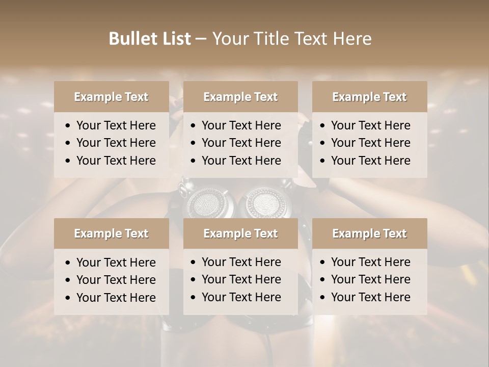 Event Attractive Glass PowerPoint Template