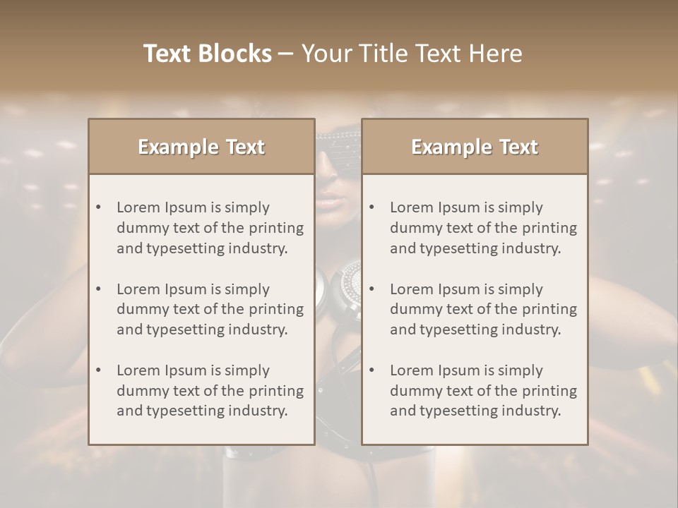Event Attractive Glass PowerPoint Template