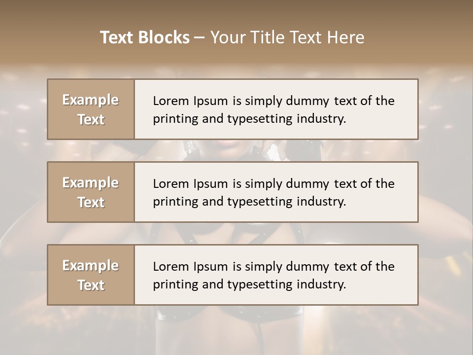 Event Attractive Glass PowerPoint Template