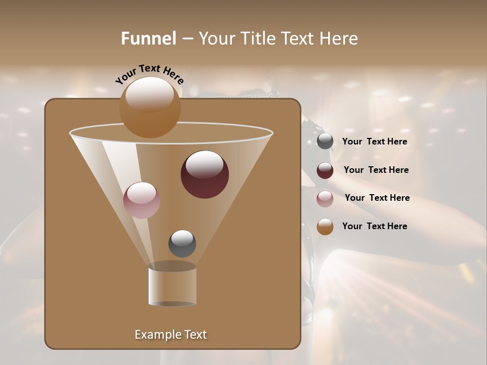 Event Attractive Glass PowerPoint Template