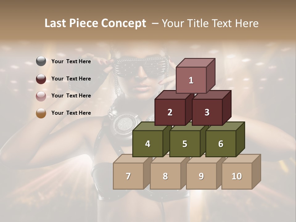 Event Attractive Glass PowerPoint Template