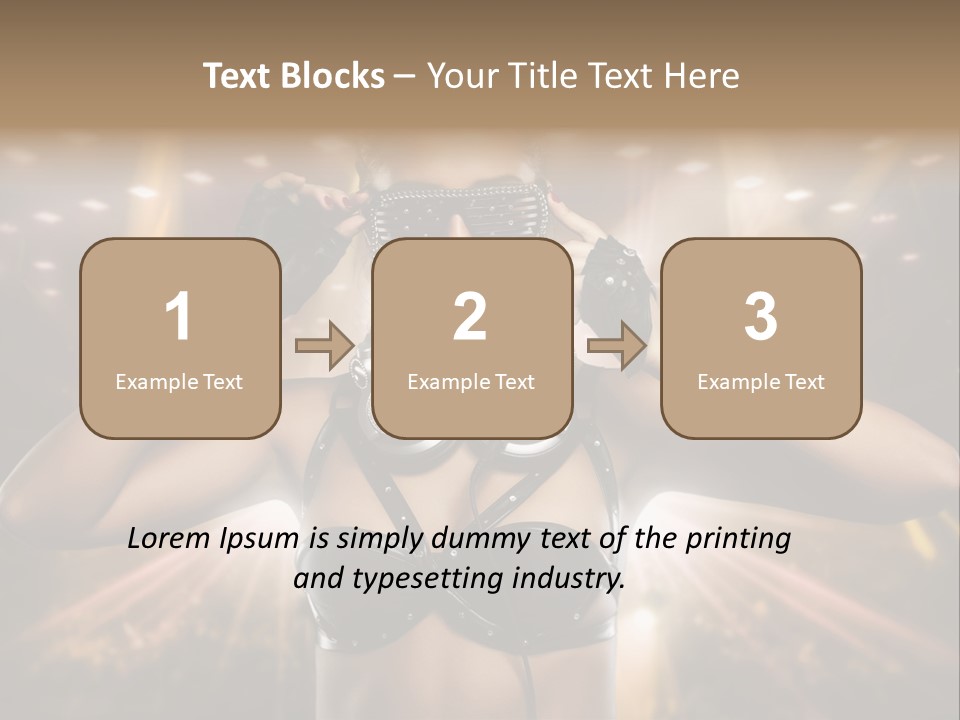 Event Attractive Glass PowerPoint Template