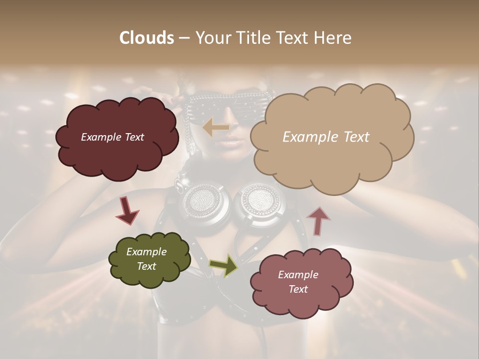 Event Attractive Glass PowerPoint Template