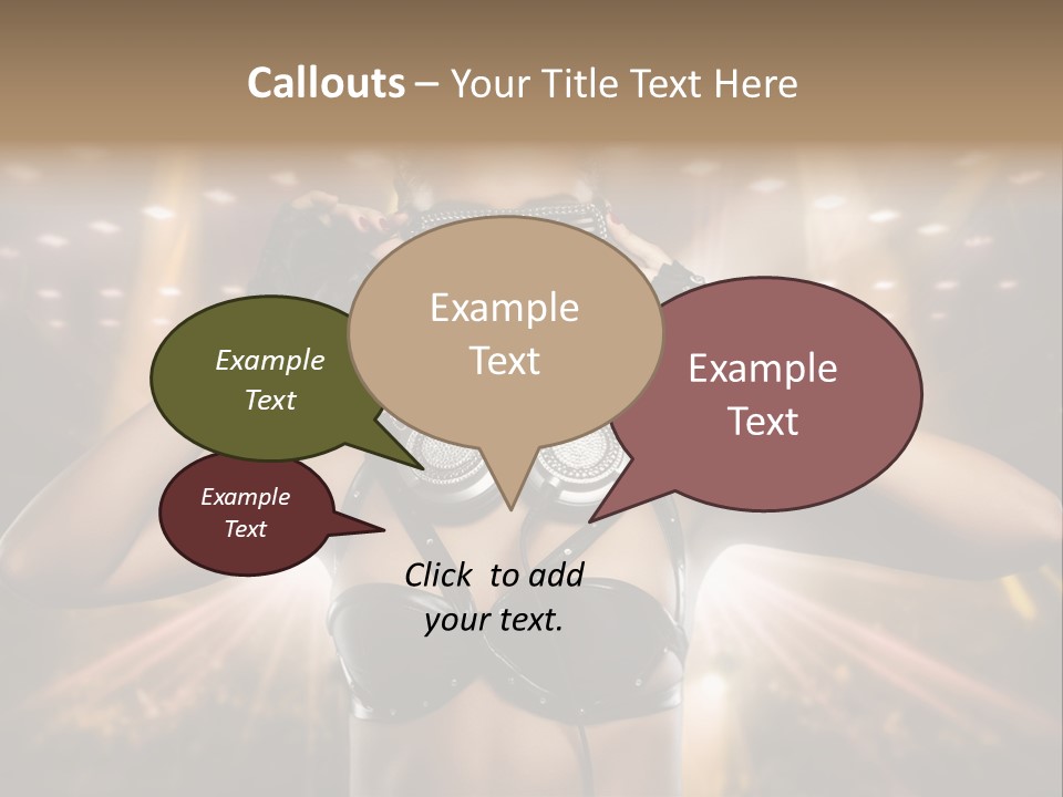 Event Attractive Glass PowerPoint Template