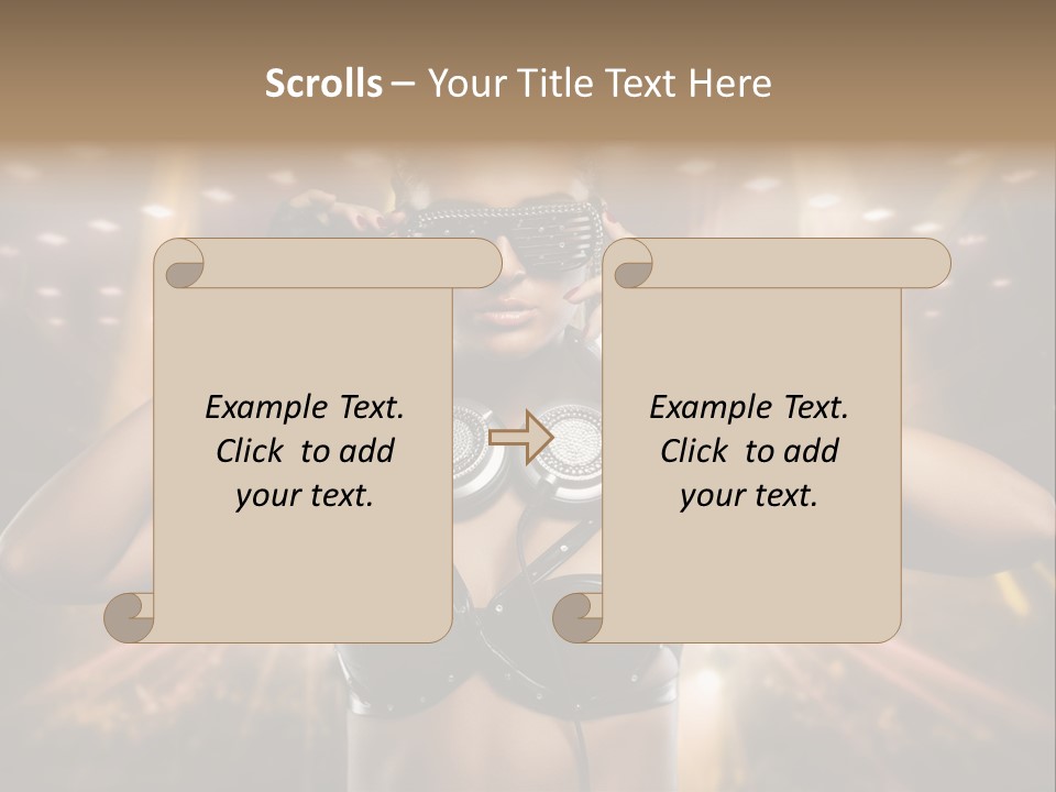 Event Attractive Glass PowerPoint Template