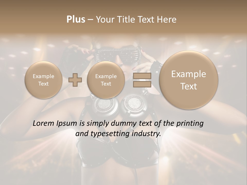 Event Attractive Glass PowerPoint Template
