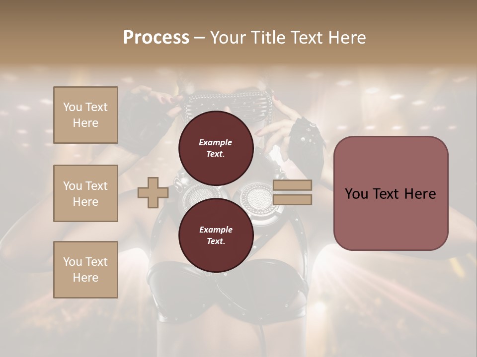 Event Attractive Glass PowerPoint Template