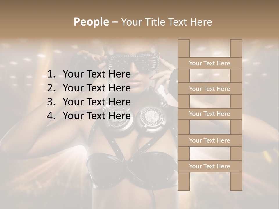 Event Attractive Glass PowerPoint Template