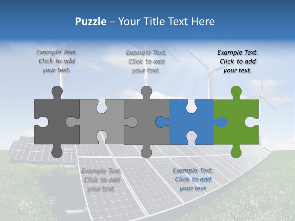 Environmental Field Power PowerPoint Template