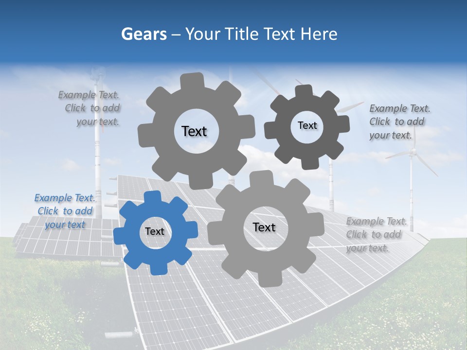 Environmental Field Power PowerPoint Template