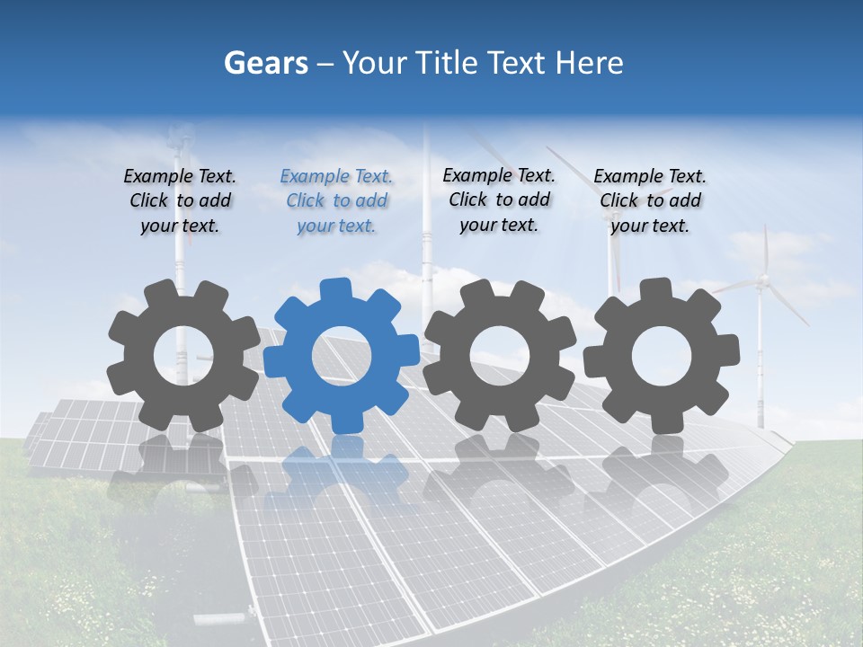 Environmental Field Power PowerPoint Template