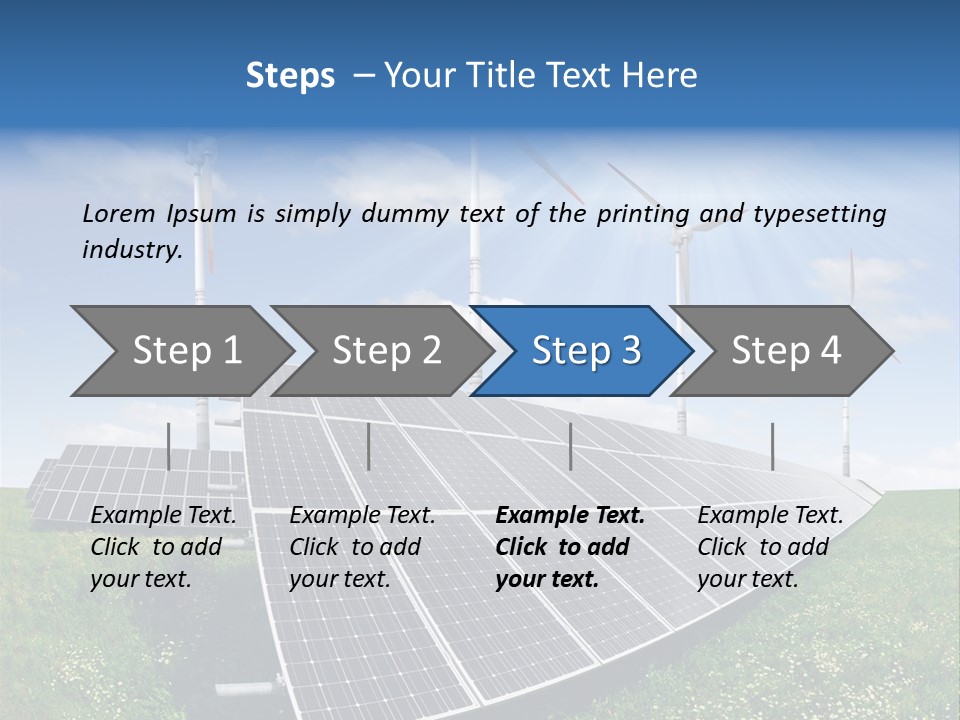 Environmental Field Power PowerPoint Template