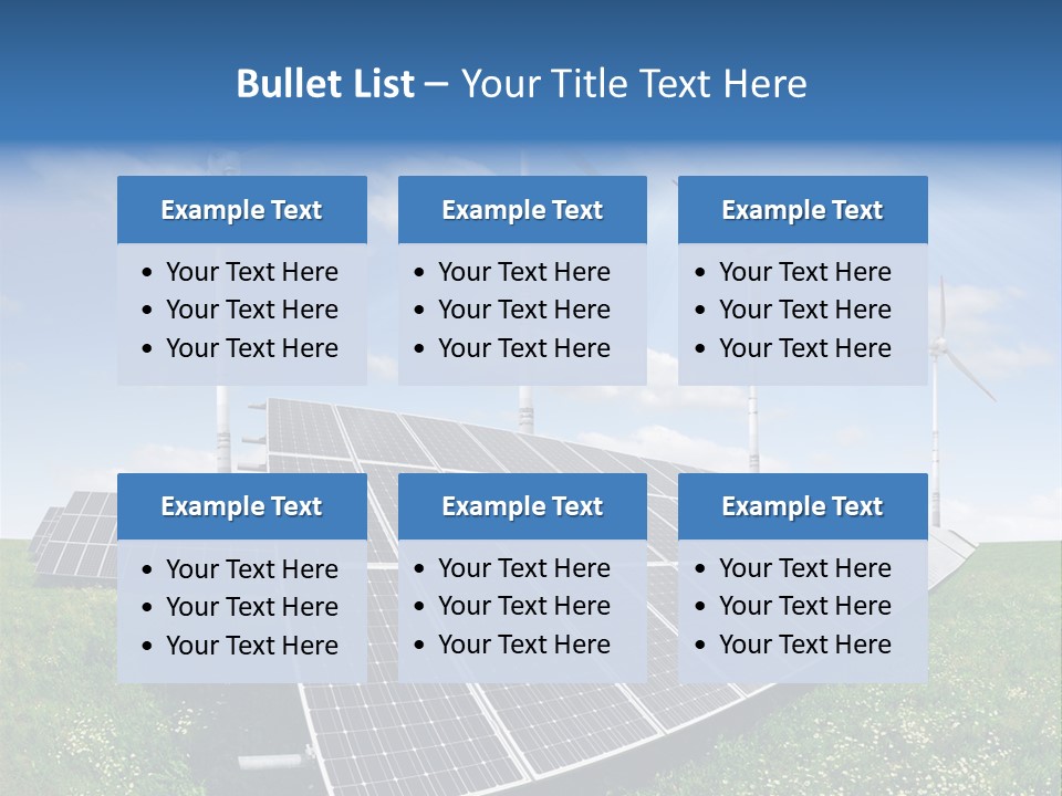 Environmental Field Power PowerPoint Template