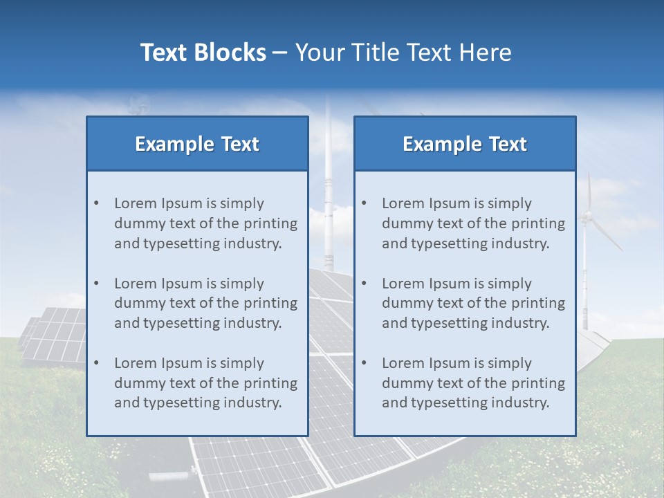 Environmental Field Power PowerPoint Template