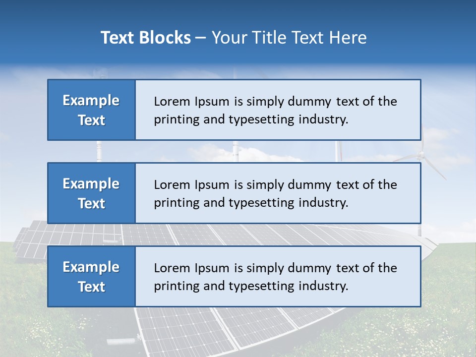 Environmental Field Power PowerPoint Template