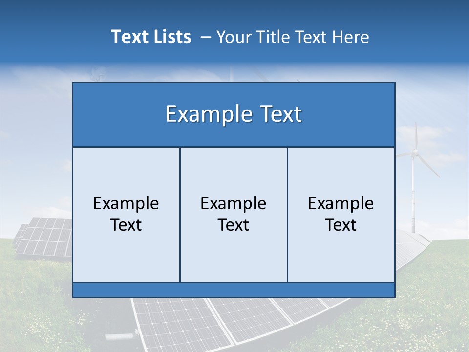 Environmental Field Power PowerPoint Template