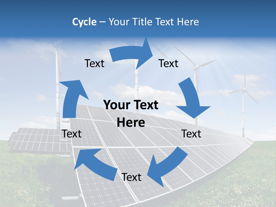 Environmental Field Power PowerPoint Template