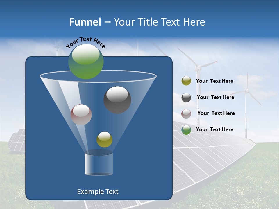 Environmental Field Power PowerPoint Template
