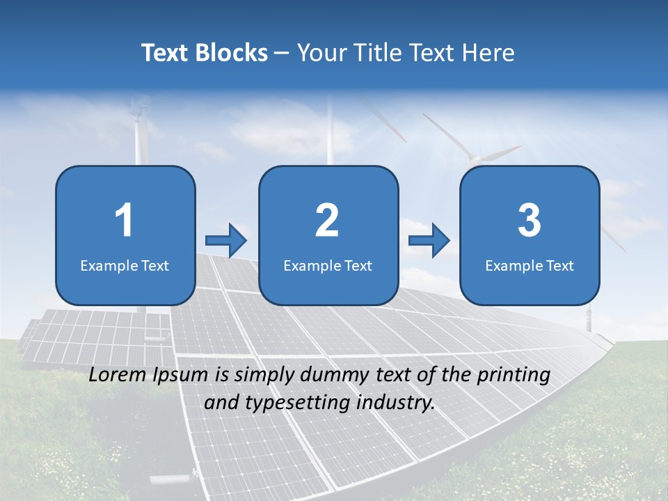 Environmental Field Power PowerPoint Template