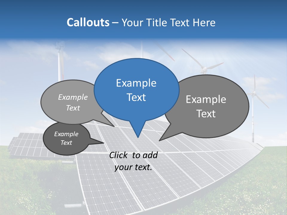 Environmental Field Power PowerPoint Template
