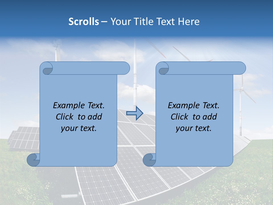 Environmental Field Power PowerPoint Template