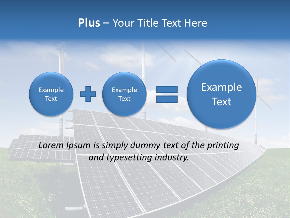 Environmental Field Power PowerPoint Template